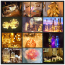 20/10pcs 3 Mode Copper Wire LED String Fairy Lights Garland Christmas Tree Decor Navidad Wedding Party Gifts DIY with Battery