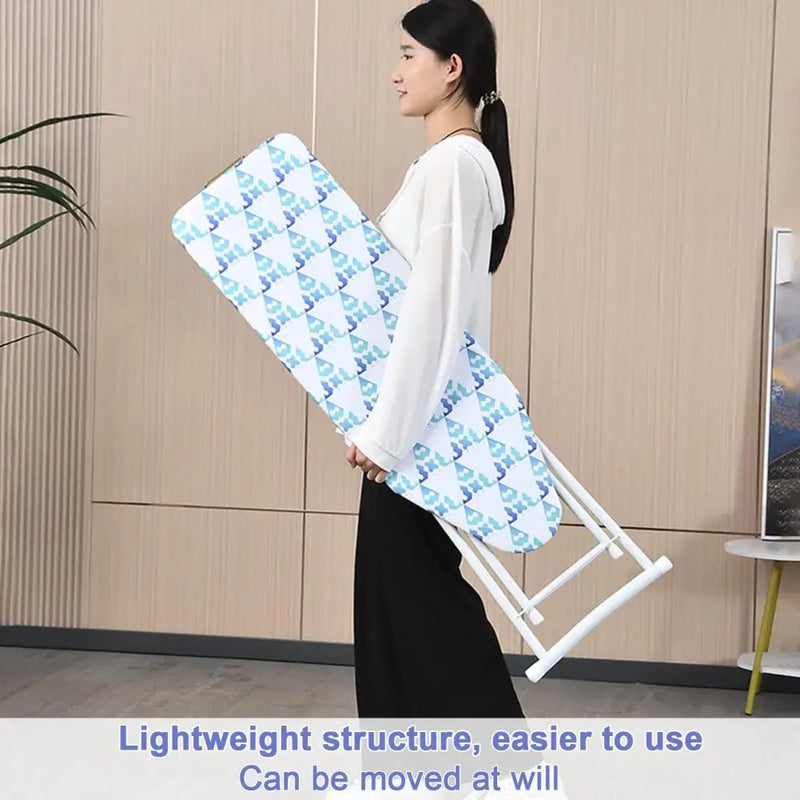 42 inch Full-Size Foldable Ironing Board, Foldable Household Ironing Board, Extended Ironing Board Outside with Heat-Resistant C