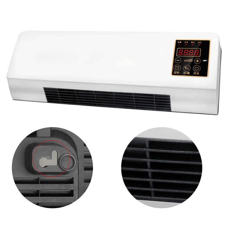 Air Conditioner 1800W Multiple Gear Cooling Heating Remote Control Touch Adjustment Mini Air Conditioning CN Plug 220V