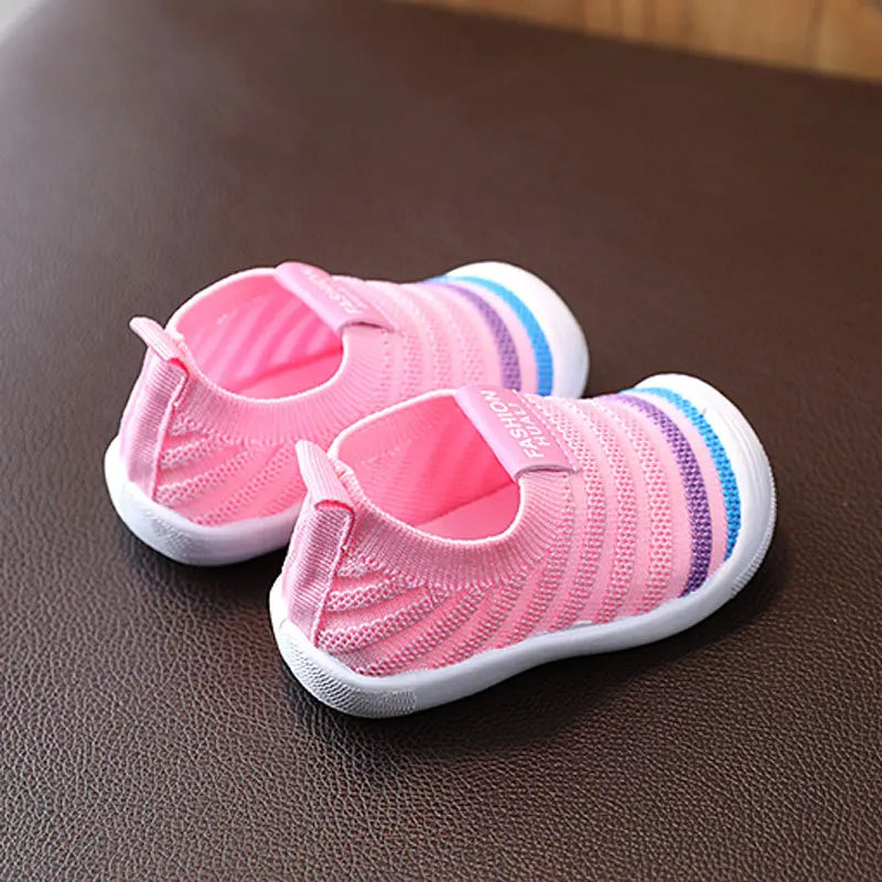 Baby First Walkers Infant Knitted Shoes Toddler Girls Soft Sole Indoor Outdoor Casual Shoes for Boy 1 year Zapatos Spring Autumn