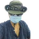 Summer Men Bucket Hat Outdoor UV Protection Wide Brim Panama Safari Hunting Hiking Hat Mesh Fisherman Hat Beach Sunscreen Cap