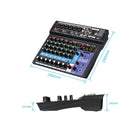 TEYUN Customized Professional 8 6 4 Channel Professional Portable Digital Mixer Mobile Phone Live Computer Recording Audio Mixer