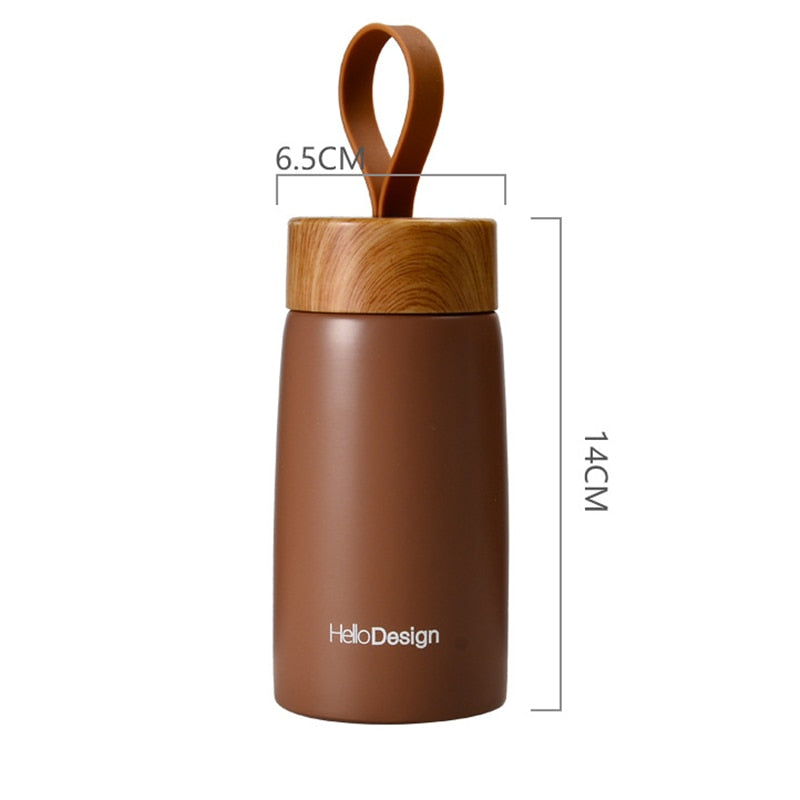 Insulated Coffee Mug 304 Stainless Steel Tumbler Water Thermos Vacuum Flask Mini Water Bottle Portable Travel Mug Thermal Cup