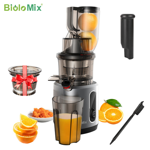The Nectar Architect | 200W Cold Press Slow Juicer with 75mm Wide Feed Chute