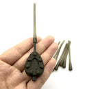 Karpfenangelzubehör PVA Solid Bag Tail Rubber für Lead System von Rigs Inline Bleie Set von PVA-Taschen