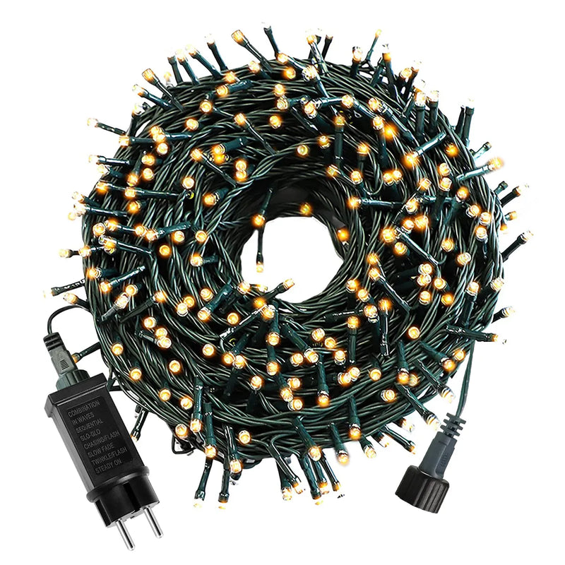 110V 220V Decorative String 50M 100M Led Fairy Lights Holiday Outdoor Lamp Garland For Christmas Tree Wedding Party Decoration