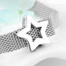 2021 New Arrival Sparkling 925 Sterling Silver Round Clear CZ Clips Beads for Jewelry Making Fit Reflexions Charm Bracelet