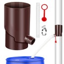 Water Collection Barrel UV Resistant Rainwater Collector Kit Portable Rain Barrels To Collect Rainwater From Gutter For Car