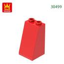 Wange 34Pcs/Lot 30499 2x2x3 Slope Building Block Moc Accessories Compatible with Brick DIY Construction Children Toys Gift Box