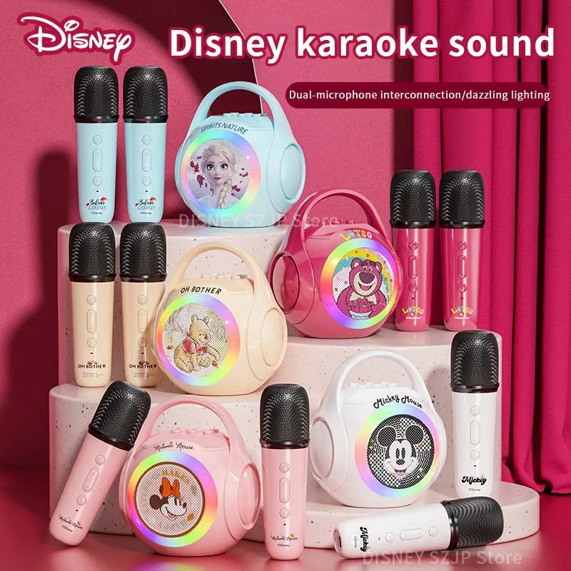 Disney Original Speaker Sets TD10 Wireless Bluetooth Mini Microphone Surround Sound Audio Phone Portable Outdoor Broadcast Card