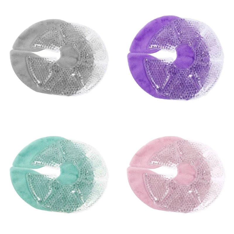Y55B Breast Therapy Pack Ice Pack Pads Hot or Cold Use For Nursing Mother Hot Cold Breastfeeding Gel Pad Personal Care