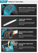 The Timberline Pro | 12-Inch Brushless Cordless Chainsaw for Makita 18V Battery