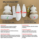 LED 40W Socket Ceiling Fan with Light, 20.5in Screw Ceiling Fans with Lights with Remote, For Bedroom/Garage/Kitchen