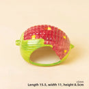 Corn-Shaped Ceramic Hamster Hideout Food Water Bottle Holder for Hamsters Gerbils Small Pets for Summer Cooling Cage Decoration