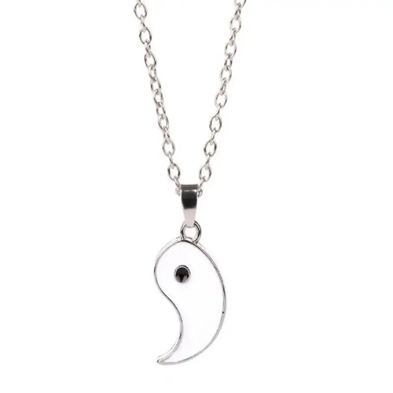 Yin Yang Pendant Necklace For Girlfriend Couples Matching Best Friend Friendship Jewelry Gift Bff Things Aesthetic Collar Boys 2