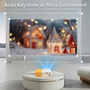 Christmas Portable Projector HD Hdmi Usb Audio Home Theater Media Player Beamer Halloween Gift Outdoor Travel Mini Led Projector