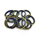 150/100pcs Bonded Seal Sealing Ring Assortment Kit Oil Drain Screw Combined Washer Seal Set M6 M8 M10 M12 M14 M16 M18 M20 M22