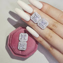 2026 Rosa Silber Farbe Zirkon Ohrstecker Für Frauen Ohrringe Mädchen Party Geschenk 1 Dollar Artikel Gothic kostenloser Versand y2k Schmuck Z7