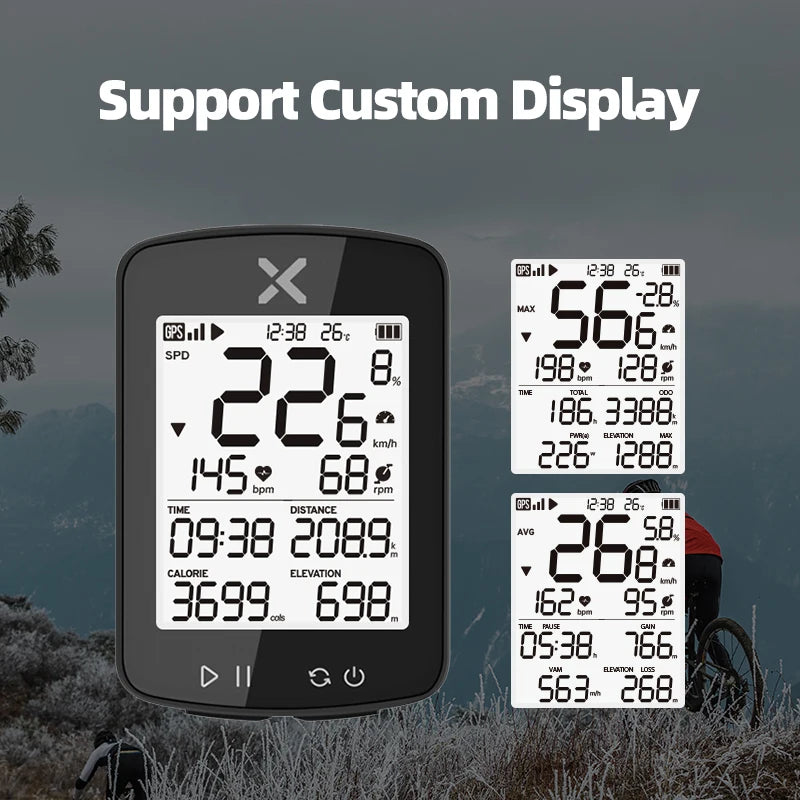 XOSS G2 Plus Bike Computer Wireless GPS Cycling Speedometer Waterproof ANT+ Cadence Speed Smart Bicycle Odometer Roadbike MTB