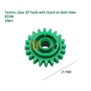 MOC Techncial Gear Tooth Parts Differential Housing 65413 65414 69761 69762 Kit Building Blocks Car Brick with Clutchs Toys