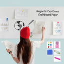 Magnetic Dry Erase Chalkboard Paper Soft Whiteboard Contact Paper Wall Sticker Graffiti Sticker For Work At Home Office/Teaching