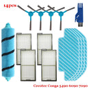 For Cecotec Conga 5490 6090 7090 Robot Vacuum Cleaner Replacement Spare Parts Main Side Brush Hepa Filter Mop Cloth Accessories