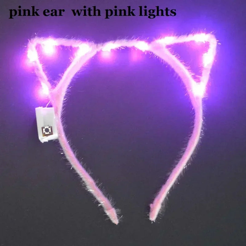 Children Kids Girls Light Up Tutu Led Skirt Glow Wreath Headband Party Birthday Luminous Costumes Christmas Halloween Festival