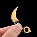 Mini Claw Knife Keychain Hanger Fruit Knife EDC Mini Blade Pocket Key Claw Chain Outdoor Tools Portable Delivery Knife Fashion