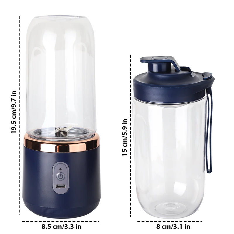 Portable Juicer Orange Juicer Machine Smoothie Blender Juicer Machine 400/450ml for Fruit Vegetable Shakes