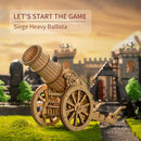 Robotime Rokr 3D Wooden Puzzles Cannon Toy Wooden Catapult Model STEM Projects Educational Toy for Kids Adults