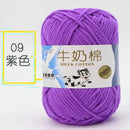 2Pcs Milk Cotton Knitting Yarn Soft Warm Yarn for Hand Knitting Worsted Crochet Threads Wool Line for Handmade