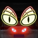 2 Stück Warnung Auto Reflektierendes Sicherheitsband Aufkleber Katzenaugen Reflektierender Aufkleber Autoaufkleber Reflektierende Streifen Auto LKW Motorrad
