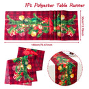 Christmas Table Runner Merry Christmas Decorations for Home 2024 Table Runner Xmas Ornaments Navidad Natal New Year Gift 2025