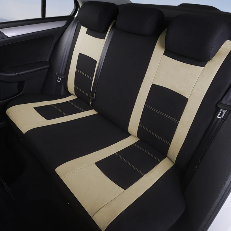 Car Seat Covers Front and Rear Split Bench For REKORD P2 Coupe Universal Breathable Seats Cover Protector Covers For spider