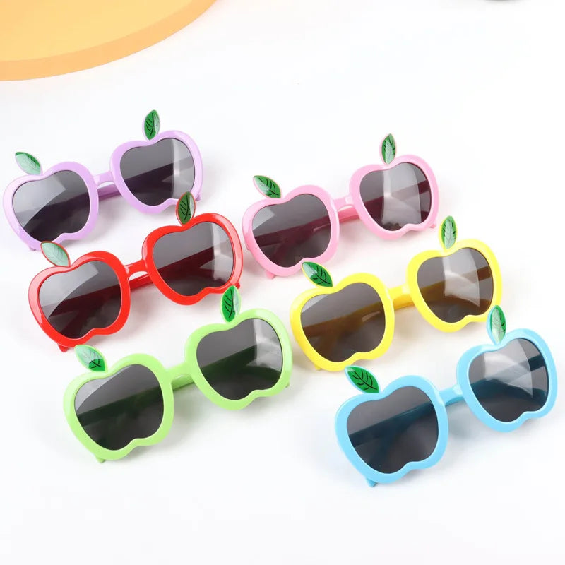 Apple Shape Children's Sunglasses Trendy Beach Sun Glasses UV400 Girls Boys Eyeglasses Outdoor Shades Decoration Eyewear