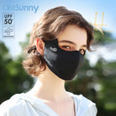 OhSunny Mask Sun Protection Cool Feeling Lining Anti-UV UPF 50+ Outdoor Open Mouth Breathable Facial Sun-proof Cover Unisex