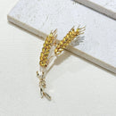 Vintage Creative Enamel Dripping Oil Giraffe Brooches for Women Trendy Casual Metal Animal Brooch Pins Personality Jewelry Gifts