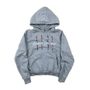 Y2K Campaign Hoodie Retro Smoke Print Sweatshirt Men Women New Trendy Vintage Classic Hip Hop Grey Streetwear Unisex Loose Coat