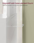 VASAGLE Dressing Table with Large Rectangular Mirror, Vanity Table with 2 Drawers and 3 Open Compartments, Vanity Table, Modern