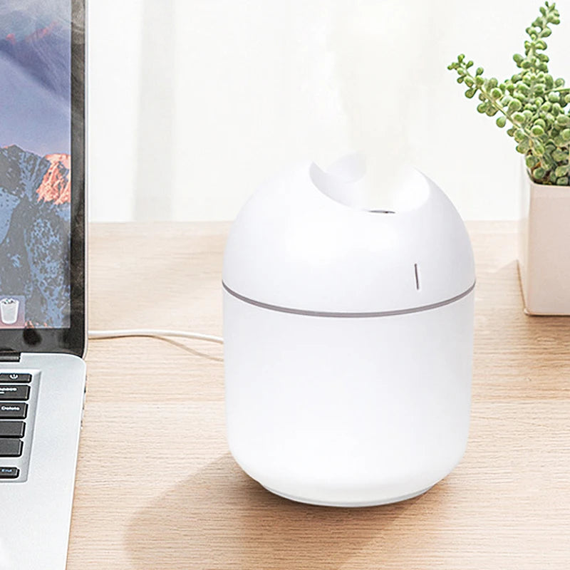 Ultrasonic Humidifier Mist Maker Essential Oil Air Diffuser USB Humidifiers Air Purifier LED Lamp Humididicator Foy Car Home