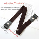 Simple And Fashionable Men'S Belt Elastic Lazy Man'S Belt Women'S Belt Neutral And Seamless Jeans Belt Adjustable Length