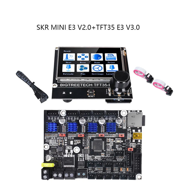 BIGTREETECH SKR MINI E3 V3.0 3D Motherboard MINI E3 V2 TMC2209 3D Printer Accessories For Ender 3 Upgrade BTT SKR V1.4 Turbo