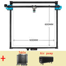 TwoTrees 600x600mm CNC Laser Engraver 40W/80W TTS With Screen Glass Metal Laser Engraving Machine Wood Leather Cutting Machine