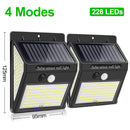 Goodland 228 144 LED Solar Light Outdoor Solar Lamp With Motion Sensor Solar Powered Sunlight Spotlights For Garden Decoration