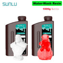 SUNLU 2KG Water Washable / Water Washable ABS Resin Resin 1000G/Bottle 405nm Rapid UV-Curing Photopolymer Resin For LCD 3D Print