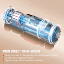 SucceBuy Brushless Metal Lathe Machine 7''x16'' / 180mm*400mm 800W Digital Display Continuously Variable Metalworking Turning