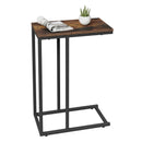 WOLTU End Table Side Table Coffee Tea Table Laptop Desk with Metal Frame Nightstand Table Bedroom Living Room Home Furniture
