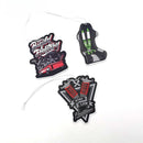 Sexy Girl JDM Car Air Freshener Hanging Rearview Mirror Perfume Flavor Turbo Brake Disc Modified Culture Solid Paper Accessories