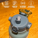 MODUS Garrafa Térmica de Viagem Vacuum Inox com Palha Copo Térmica Fria e Quente Vácuo