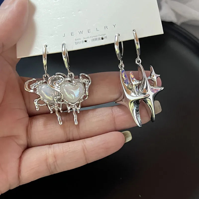 New Creative Star Earrings Fashion Tremella Earrings Gifts For Women Gift Holiday Jewelry Cute Star Earrings